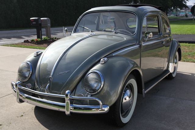 1959 Restored VW Beetle Ragtop Sedan For Sale @ Oldbug.com